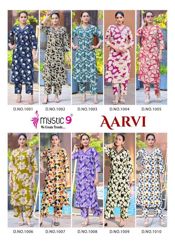 Mystic9 aarvi vol 1 coord set Kurti suppliers in Pune